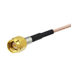 Eightwood Antenne 4G Extension Cable SMA Femelle à SMA Câble de Tresse Mâle RG178 15 cm 6 Pouces 2 pcs pour Antenne 4G SMA Anten