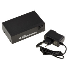 KALEA-INFORMATIQUE Répartiteur audio stéréo et vidéo composite type splitter, duplique à l'identique une source en entrée vers q