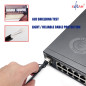 Elfcam® - 10Gb DAC Câble SFP+ à SFP+ 10Gb Câble à Attache Directe, Direct Attach Copper (DAC) Twinax Cable (1M) Elfcam® - 10Gb DAC Câble SFP+ à SFP+ 10Gb Câble à Attache Directe, Direct Attach Copper (DAC) Twinax Cable (1M)