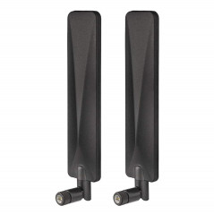 Bingfu Antenne 4G LTE SMA Mâle 9dBi Compatible avec Routeur sans Fil Passerelle Modem Caméra Exterieur de Chasse à la Faune Sécu