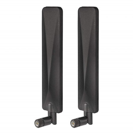 Bingfu Antenne 4G LTE SMA Mâle 9dBi Compatible avec Routeur sans Fil Passerelle Modem Caméra Exterieur de Chasse à la Faune Sécu