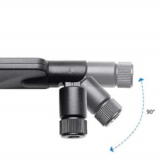 Bingfu Antenne 4G LTE SMA Mâle 9dBi Compatible avec Routeur sans Fil Passerelle Modem Caméra Exterieur de Chasse à la Faune Sécu