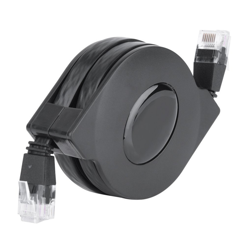 Kafuty Câble réseau Cat7, rétractable pour réseau de routeur Modem Switch Commutateur Ethernet pour câble Internet Plat à Haute Kafuty Câble réseau Cat7, rétractable pour réseau de routeur Modem Switch Commutateur Ethernet pour câble Internet Plat à Haute