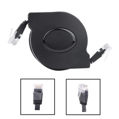 Kafuty Câble réseau Cat7, rétractable pour réseau de routeur Modem Switch Commutateur Ethernet pour câble Internet Plat à Haute