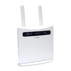 STRONG 4G LTE Routeur WiFi 300, Connexion 4G 150Mbit/s, 4 Ports Ethernet LAN, Wi-FI 300 Mbit/s en 2,4 GHz, 2 antennes extérieure