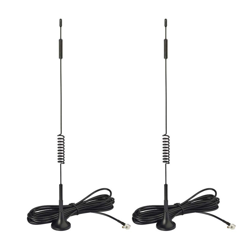 Bingfu Antenne 4G LTE TS9 Base Magnétique Antenne Externe 4G 7dBi(Paquet de 2) Compatible avec Routeur Hotspot Huawei MiFi Modem Bingfu Antenne 4G LTE TS9 Base Magnétique Antenne Externe 4G 7dBi(Paquet de 2) Compatible avec Routeur Hotspot Huawei MiFi Modem