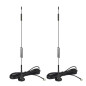 Bingfu Antenne 4G LTE TS9 Base Magnétique Antenne Externe 4G 7dBi(Paquet de 2) Compatible avec Routeur Hotspot Huawei MiFi Modem Bingfu Antenne 4G LTE TS9 Base Magnétique Antenne Externe 4G 7dBi(Paquet de 2) Compatible avec Routeur Hotspot Huawei MiFi Modem