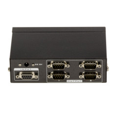 KALEA-INFORMATIQUE Répartiteur série COM RS232 DB9 Type Splitter Qui duplique à l'identique 1 Source en entrée vers 4 Sorties RS