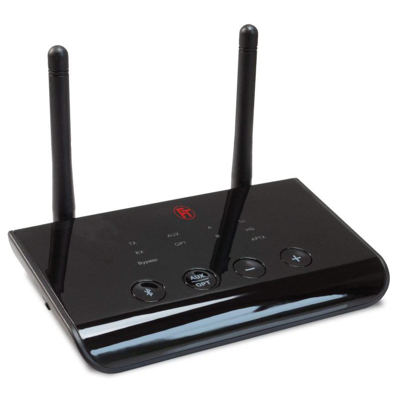 FeinTech ABT00102 Transmetteur Audio Bluetooth 5.0 aptX HD Low Latency Toslink SPDIF Bypass Convertisseur Noir FeinTech ABT00102 Transmetteur Audio Bluetooth 5.0 aptX HD Low Latency Toslink SPDIF Bypass Convertisseur Noir