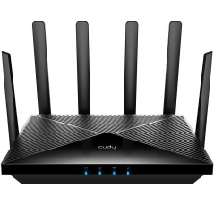 Cudy Routeur Interne P5 5G NR SA NSA WiFi 6, AX3000 Dual SIM 5G, Qualcomm IPQ5018, SDX62, 4 x 4 MIMO, antennes Amovibles, Verrou