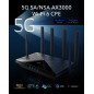 Cudy Routeur Interne P5 5G NR SA NSA WiFi 6, AX3000 Dual SIM 5G, Qualcomm IPQ5018, SDX62, 4 x 4 MIMO, antennes Amovibles, Verrou Cudy Routeur Interne P5 5G NR SA NSA WiFi 6, AX3000 Dual SIM 5G, Qualcomm IPQ5018, SDX62, 4 x 4 MIMO, antennes Amovibles, Verrou