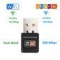 Realtek RTL8811CU USB WiFi Adaptateur 600Mbps 11AC Dual Band 5.8GHz 2.4GHz WiFi Dongle 802.11 a b g n AC pour Ordinateur De Bure Realtek RTL8811CU USB WiFi Adaptateur 600Mbps 11AC Dual Band 5.8GHz 2.4GHz WiFi Dongle 802.11 a b g n AC pour Ordinateur De Bure