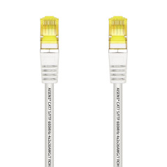 AISENS Câble réseau RJ45 LSZH Cat.7 600 MHz S/FTP PIMF AWG26, blanc, 1 m