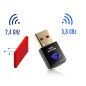 Adaptateur USB WiFi Nation® Mini 802.11ac AC600, chipset : Realtek RTL8811AU, Double Bande 2,4 GHz ou 5 GHz, Compatible Windows, Adaptateur USB WiFi Nation® Mini 802.11ac AC600, chipset : Realtek RTL8811AU, Double Bande 2,4 GHz ou 5 GHz, Compatible Windows,