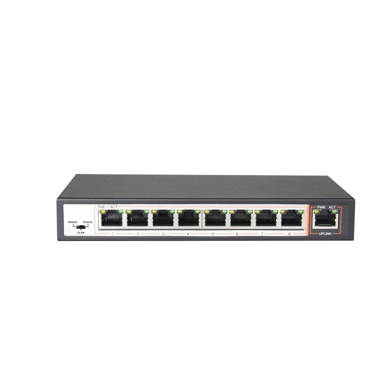 PS5081 - Switch PoE (Power over Ethernet), 9 Ports (8 ports PoE), 802.3af, 48 V, 120 W PS5081 - Switch PoE (Power over Ethernet), 9 Ports (8 ports PoE), 802.3af, 48 V, 120 W
