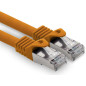 freiwerk 1,5 m - orange - 1 pièce câble réseau CAT.7 câble de raccordement Ethernet Lan S-FTP LSZH PIMF 10GB s prise RJ45 Cat6a freiwerk 1,5 m - orange - 1 pièce câble réseau CAT.7 câble de raccordement Ethernet Lan S-FTP LSZH PIMF 10GB s prise RJ45 Cat6a