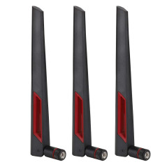3PCS Antennes WiFi Double Bande, 8dBi Haute Gain de L'Antenne, Connecteur SMA Intérieur, Amplificateur Adaptateur Modem Récepteu