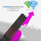 3PCS Antennes WiFi Double Bande, 8dBi Haute Gain de L'Antenne, Connecteur SMA Intérieur, Amplificateur Adaptateur Modem Récepteu 3PCS Antennes WiFi Double Bande, 8dBi Haute Gain de L'Antenne, Connecteur SMA Intérieur, Amplificateur Adaptateur Modem Récepteu