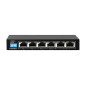 Hored AI106G - Smart Switch Poe Gigabit avec 6 ports, 4 ports Poe, 802.3af, 802.3at, 48 V, 60 W, transmission jusqu'à 250 mètres Hored AI106G - Smart Switch Poe Gigabit avec 6 ports, 4 ports Poe, 802.3af, 802.3at, 48 V, 60 W, transmission jusqu'à 250 mètres