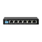 Hored AI106G - Smart Switch Poe Gigabit avec 6 ports, 4 ports Poe, 802.3af, 802.3at, 48 V, 60 W, transmission jusqu'à 250 mètres Hored AI106G - Smart Switch Poe Gigabit avec 6 ports, 4 ports Poe, 802.3af, 802.3at, 48 V, 60 W, transmission jusqu'à 250 mètres