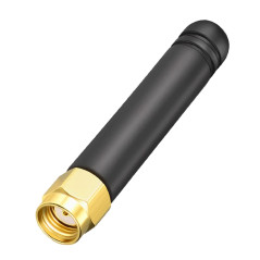 UniteCom Antenne Lora Helium HNT 868MHz 2.5dBi Fixe Droite Connecteur Mâle RP-SMA Omni Directionnel Noir IoT LoRaWAN Antenne LPW