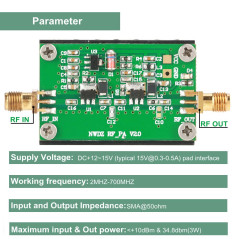 Amplificateur de puissance RF 3W Subwoofer numérique audio Carte d'amplificateur de puissance, émetteur HF VHF UHF FM Amplificat