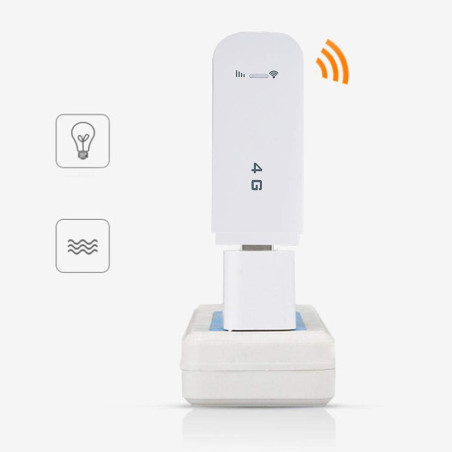 ASHATA Routeur sans Fil WiFi Portable, Dongle 4G WiFi Modem/Adaptateur/Récepteur FDD de Carte Réseau USB Haute Vitesse 4G: B1 /