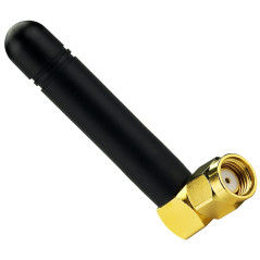 UniteCom Antenne LoRa Helium HNT 868 MHz 2,5 dBi fixe 90 degrés RP-SMA connecteur mâle omni directionnel noir IoT LoRaWAN antenn