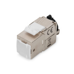 DIGITUS Cat. 6A Keystone Module, Shielded with Intelligent Cable Manager