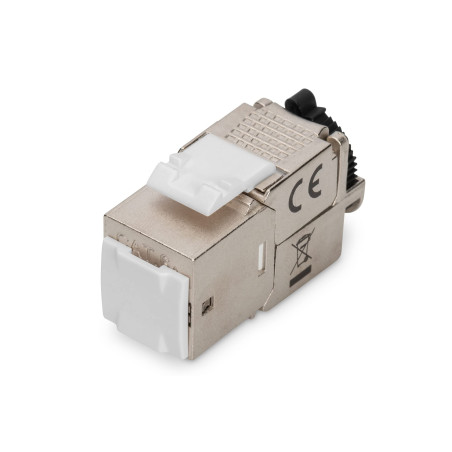 DIGITUS Cat. 6A Keystone Module, Shielded with Intelligent Cable Manager