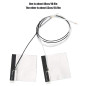2 Pièces Antenne Réceptrice de Signal, Antenne Intégrée NGFF/M.2 WiFi 2.4/5G avec Antenne DIY Port pour 7265/31607625/3160625