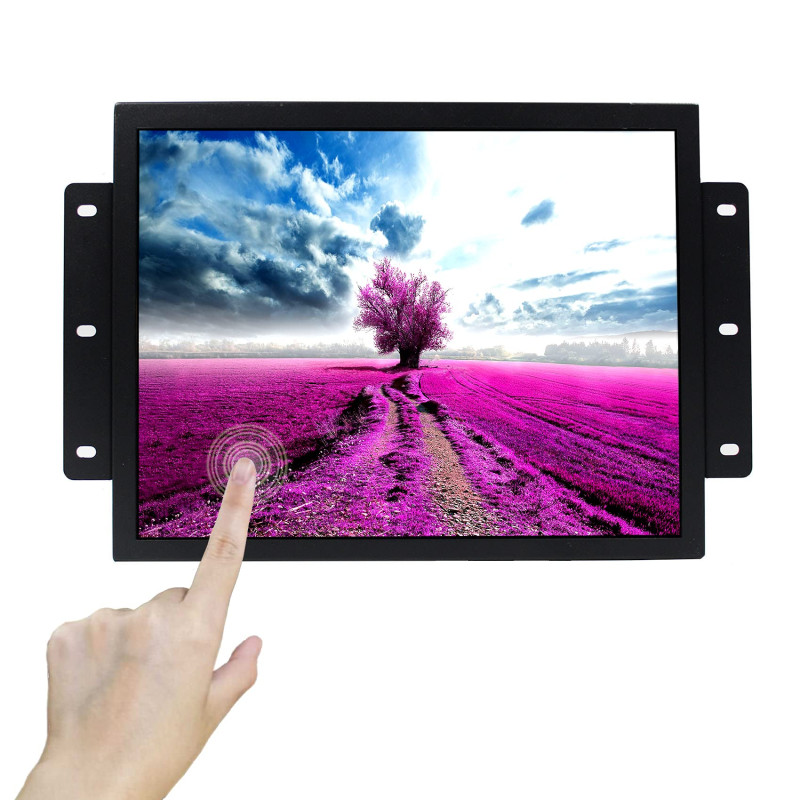 VSDISPLAY Moniteur Industriel Portable, écran Tactile LCD 12,1" 800x600 4:3 700nit, entrée vidéo VGA DVI, avec Deux Haut-parleur VSDISPLAY Moniteur Industriel Portable, écran Tactile LCD 12,1" 800x600 4:3 700nit, entrée vidéo VGA DVI, avec Deux Haut-parleur