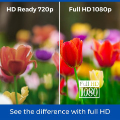 Cello M3220 32" Full HD LED Moniteur d'ordinateur HDMI VGA sans Scintillement Temps de réponse antireflet 6ms, Faible lumière Bl