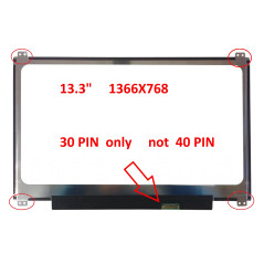 Écran LED pour ordinateur portable compatible HB133WX1 HB133WX1-402 N133BGE-EAB N133BGE-EB3 13,3"