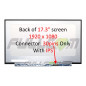 A Plus Screen Écran de rechange IPS mat 17,3" 1920 x 1080 - Compatible avec LP173WF5-SPB1, LP173WF5-SPB3, LP173WF5-SPB4,