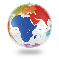 Learning Resources – Globe Terrestre Gonflable – Mappemonde Éducative Enfant 5+ – Cadeau Enfant Géographie