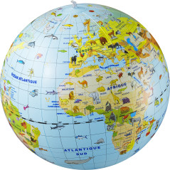 Caly globe MAXI (Animaux, Français)