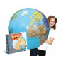Caly - Globe Gonflable The World XXL 85cm en Anglais - 060ENF, Bleu Océan Caly - Globe Gonflable The World XXL 85cm en Anglais - 060ENF, Bleu Océan