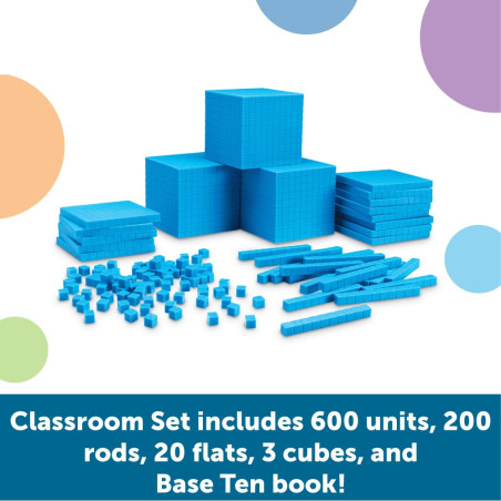 Learning Resources Kit pour la Classe de Base 10 en Plastique rainuré