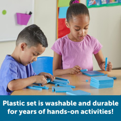 Learning Resources Kit pour la Classe de Base 10 en Plastique rainuré