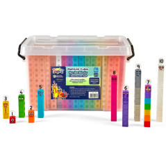 Learning Resources Kit pour la Classe de Cubes MathLink Numberblocks, matériel pédagogique mathématiques, Guide de l’Enseignant 