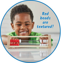 Learning Ressources Boulier sensoriel de 20 Billes de, boulier sensoriel en Bois pour activités mathématiques pour Enfants, Reco