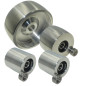 (AL5-19) CNC usiné Roue de Courroie Meuleuse pour Couteaux Meuleuses 130 mm Entraînement 19 mm Tige 75 mm Rail 50 mm… (AL5-19) CNC usiné Roue de Courroie Meuleuse pour Couteaux Meuleuses 130 mm Entraînement 19 mm Tige 75 mm Rail 50 mm…