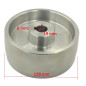 (AL5-19) CNC usiné Roue de Courroie Meuleuse pour Couteaux Meuleuses 130 mm Entraînement 19 mm Tige 75 mm Rail 50 mm… (AL5-19) CNC usiné Roue de Courroie Meuleuse pour Couteaux Meuleuses 130 mm Entraînement 19 mm Tige 75 mm Rail 50 mm…