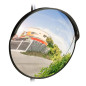 relaxdays 10028416_46 Miroir de Circulation 45 cm, Professionnel, résistant aux intempéries, Solide, intérieur et extérieur, Noi