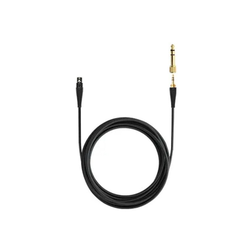 beyerdynamic PRO X Câble 1,2 m – Câble droit pour écouteurs PRO X – Mini‑XLR 3‑broches vers jack 3,5 mm, incluant adaptateur 6,3