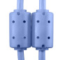 UDG U95001LB Câble USB 2.0 (A-B) - Audio haut débit optimisé - Câble USB 2.0 A mâle vers B mâle - Bleu - 1 m - Compatible avec t
