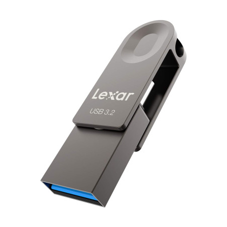 Lexar Clé USB 128 Go (USB Type-C et USB Type-A), 2 en 1 USB 3.0 Stick Vitesse de Lecture jusqu'à 100 Mo/s, JumpDrive Prend en Ch