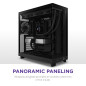 NZXT H6 Flow | CC-H61FB-01 | Boîtier Moyen-Tour Compact Double Chambre Airflow | Panneaux panoramiques en Verre | Panneaux Airfl NZXT H6 Flow | CC-H61FB-01 | Boîtier Moyen-Tour Compact Double Chambre Airflow | Panneaux panoramiques en Verre | Panneaux Airfl