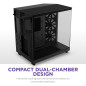 NZXT H6 Flow | CC-H61FB-01 | Boîtier Moyen-Tour Compact Double Chambre Airflow | Panneaux panoramiques en Verre | Panneaux Airfl NZXT H6 Flow | CC-H61FB-01 | Boîtier Moyen-Tour Compact Double Chambre Airflow | Panneaux panoramiques en Verre | Panneaux Airfl